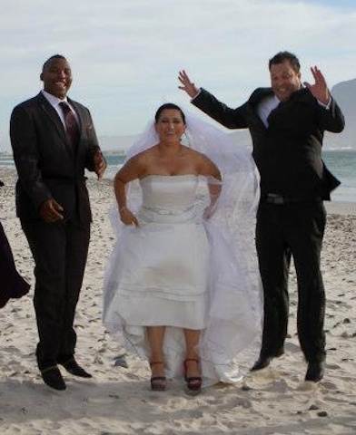 Wendy and Jonathan Stephenson and Themba Phillip Tsotetsi wedding - 2012